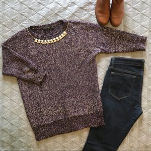 The Limited Purple Sweater